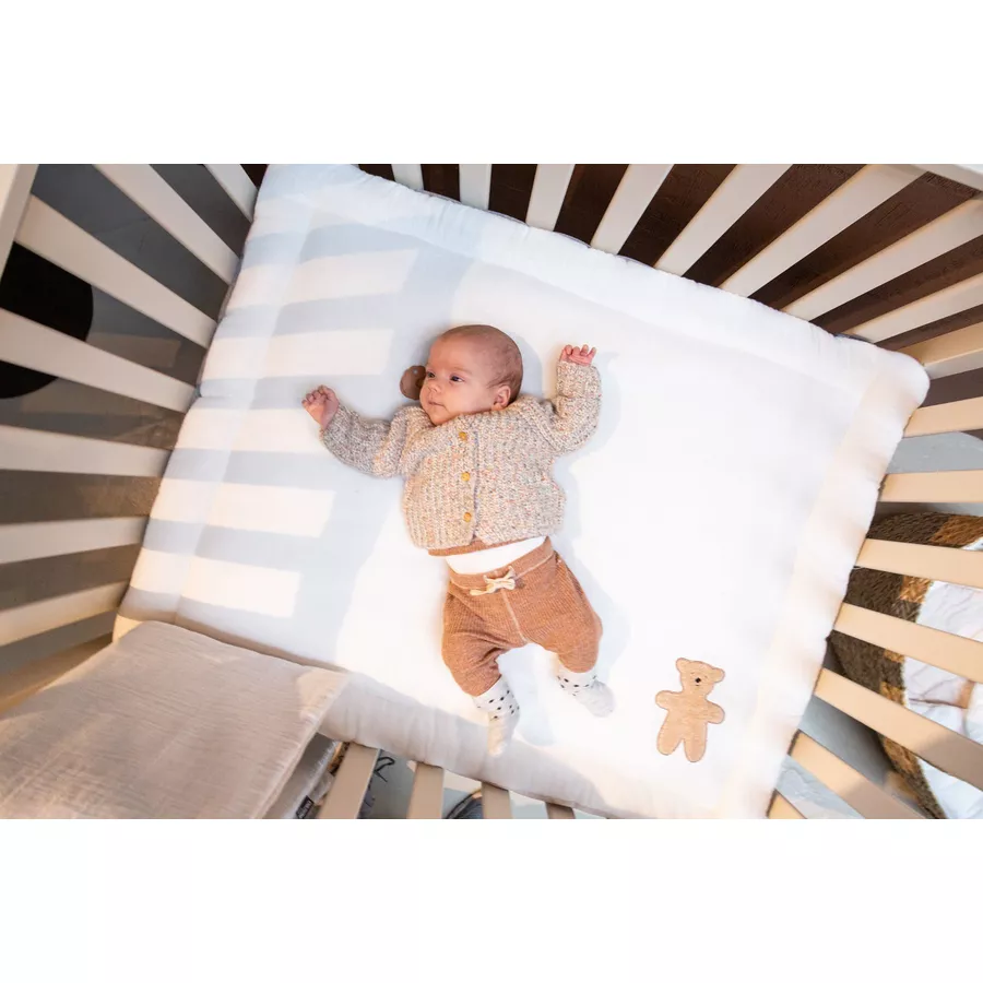 CHILDHOME Laufgittereinlage Teddy 75 x 95 cm