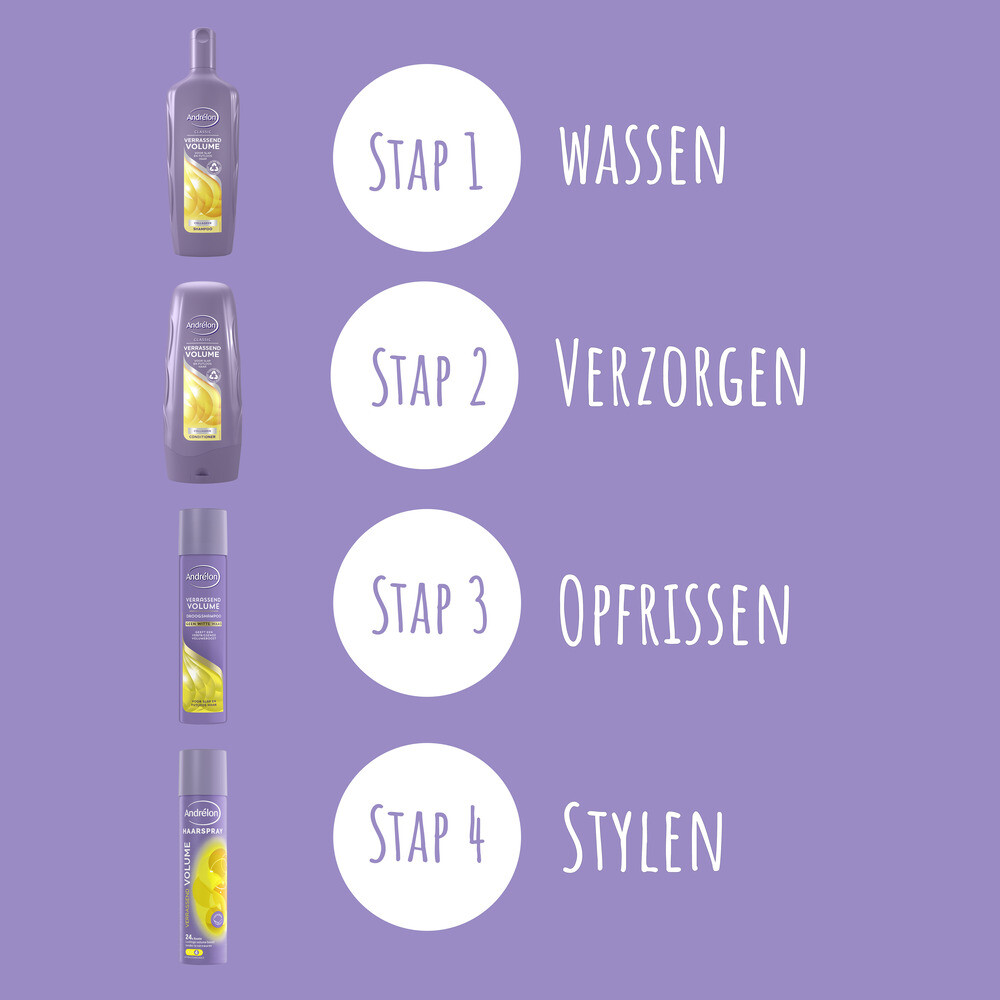 6x Andrelon Shampoo Verrassend Volume300 ml