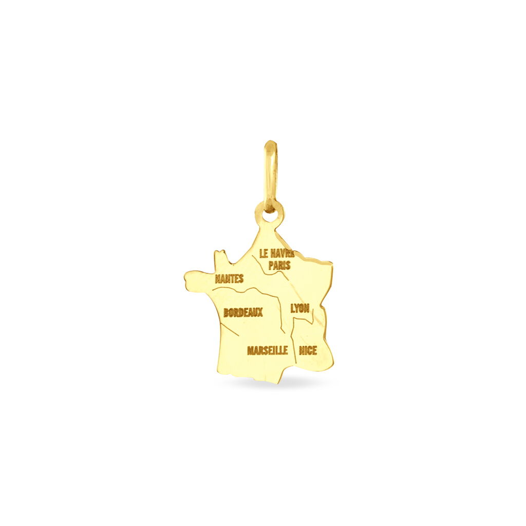 Pendentif Gaietana France Or Jaune