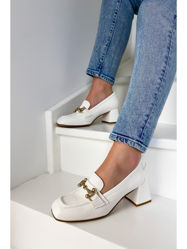 Mocassins E656E2 Pasman Bianco - Semerdjian