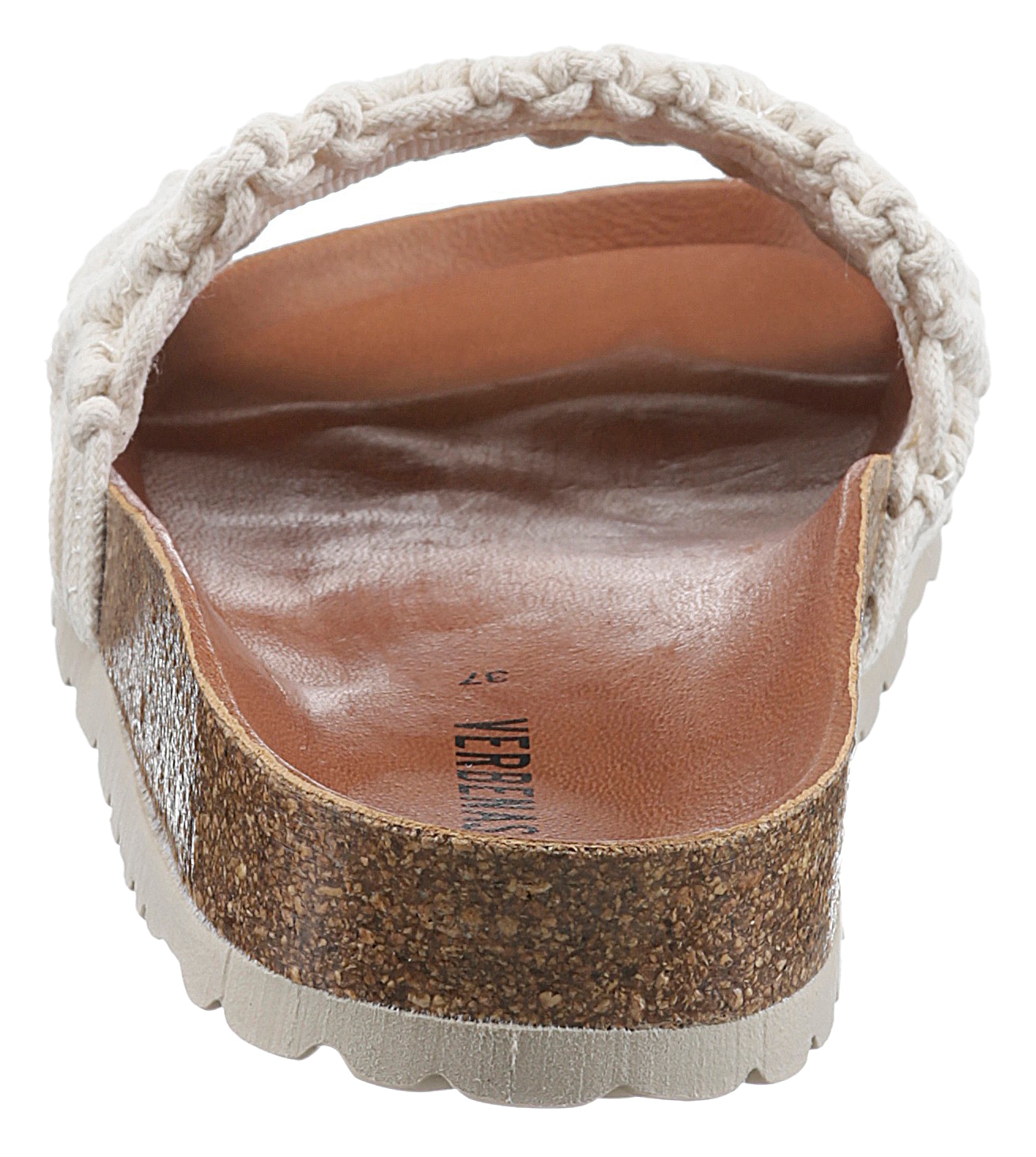 VERBENAS Pantoffel »Raga Knots Digital«  , Sommerschuh, Schlappen, Hausschuh in gehäkeltem Look