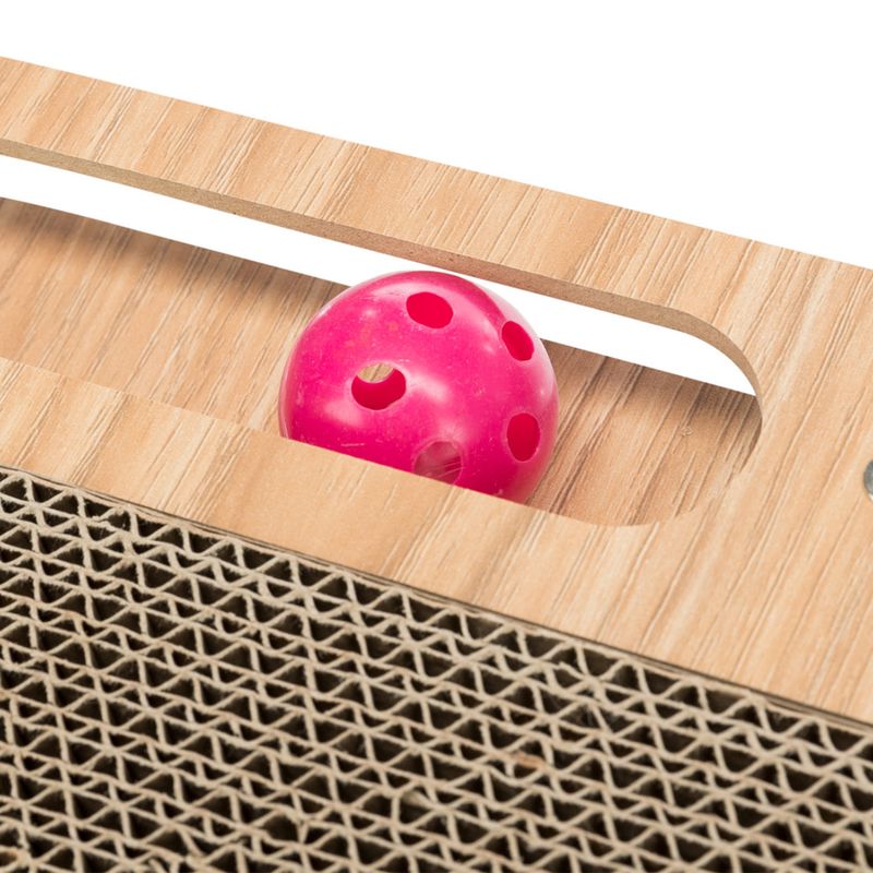 Plateau griffoir Trixie avec cadre en bois, oval