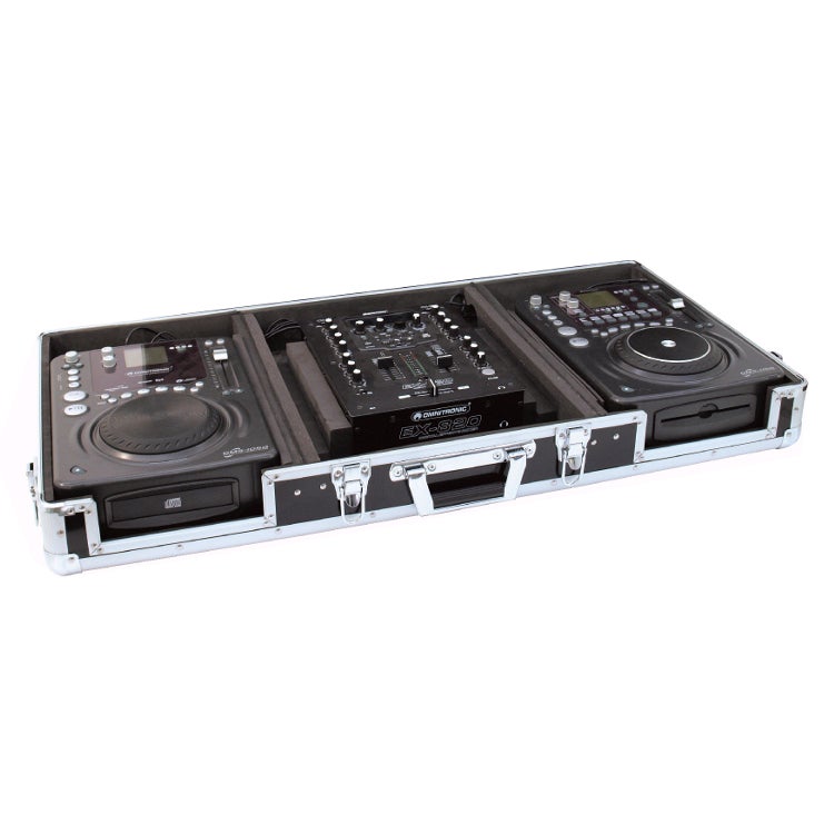 Omnitronic DIGI-1 flightcase 2x CD 1x 12 inch mixer