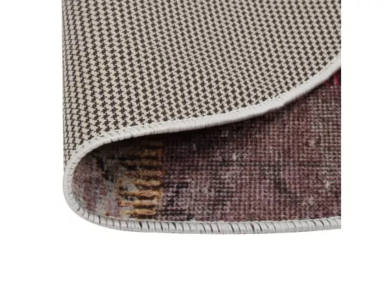 Tapis lavable multicolore ø 200 cm antidérapant