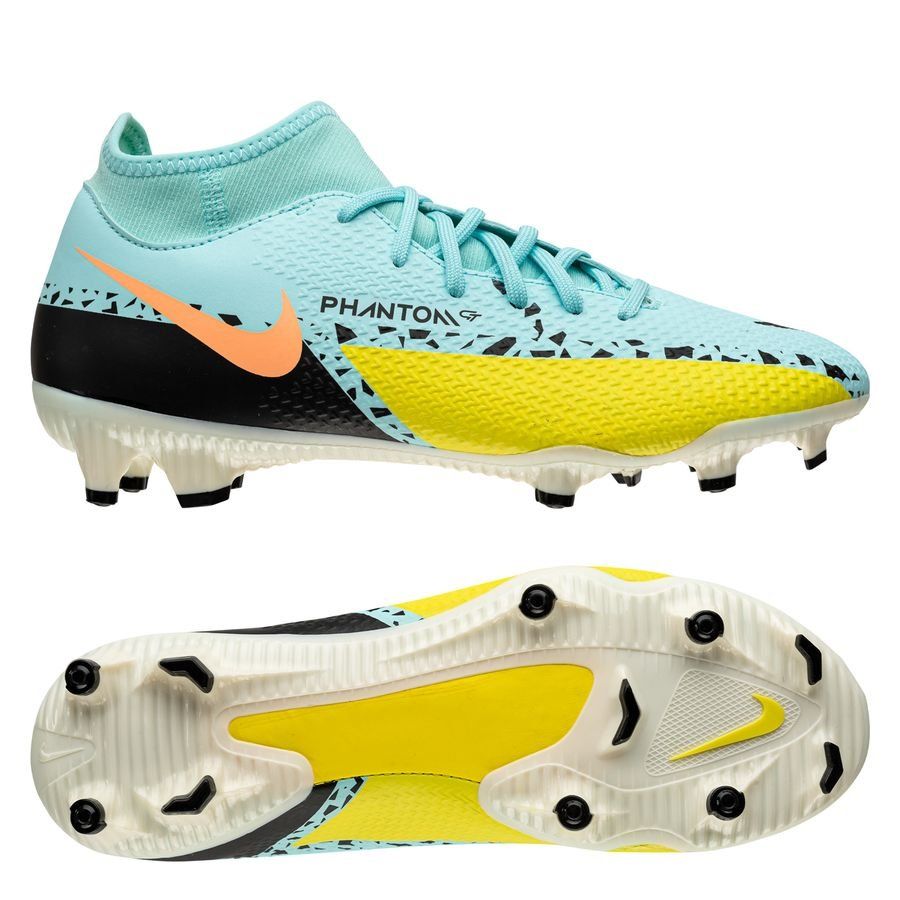 Nike Phantom GT 2 Academy DF MG Lucent - Turquoise/Noir/Jaune