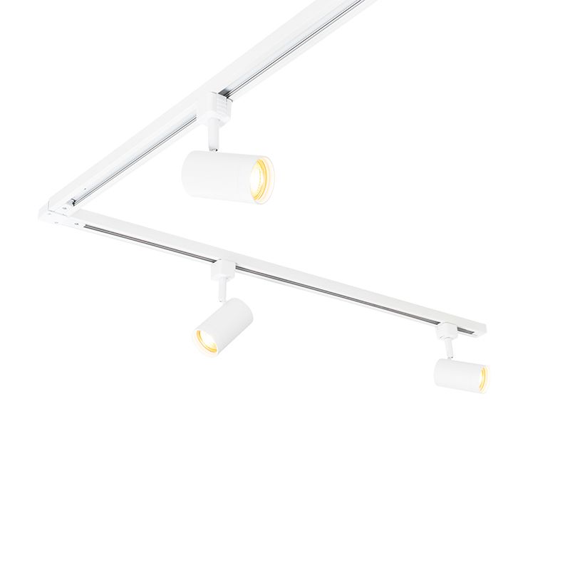 Modern railsysteem met 5 spots wit 1-fase  - Iconic Jeana