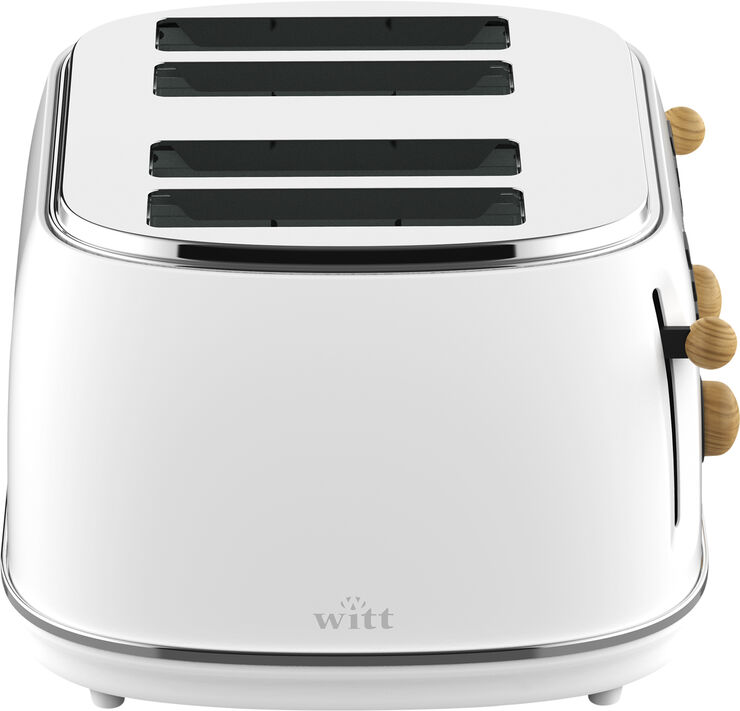 Witt WITT PREMIUM 4-SLICE TOASTER WOOD WHITE White