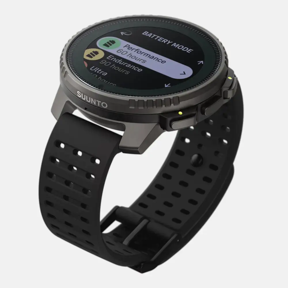 Suunto Vertical Titanium Solar GPS Sporthorloge Zwart