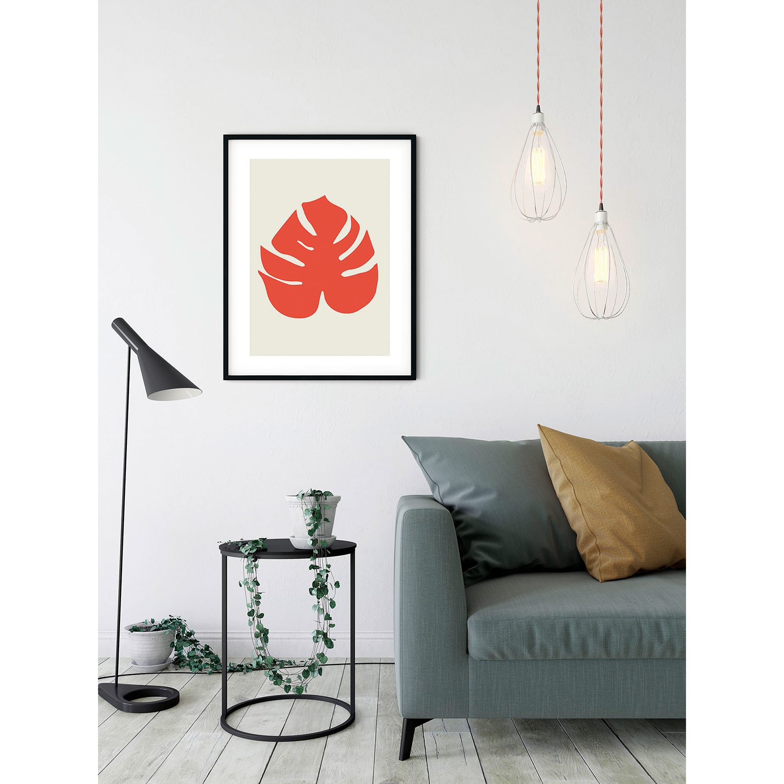 Wandbild WINTER TROPICS BLACK PANTHER - 50x70 cm