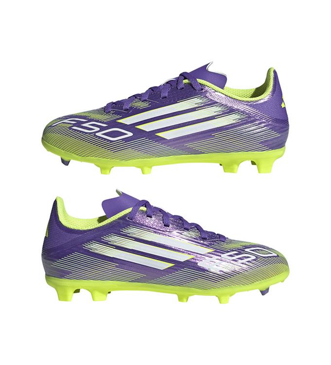 adidas F50 LEAGUE FG/MG J JH7747 PURRUS-FTWWHT-LUCLEM