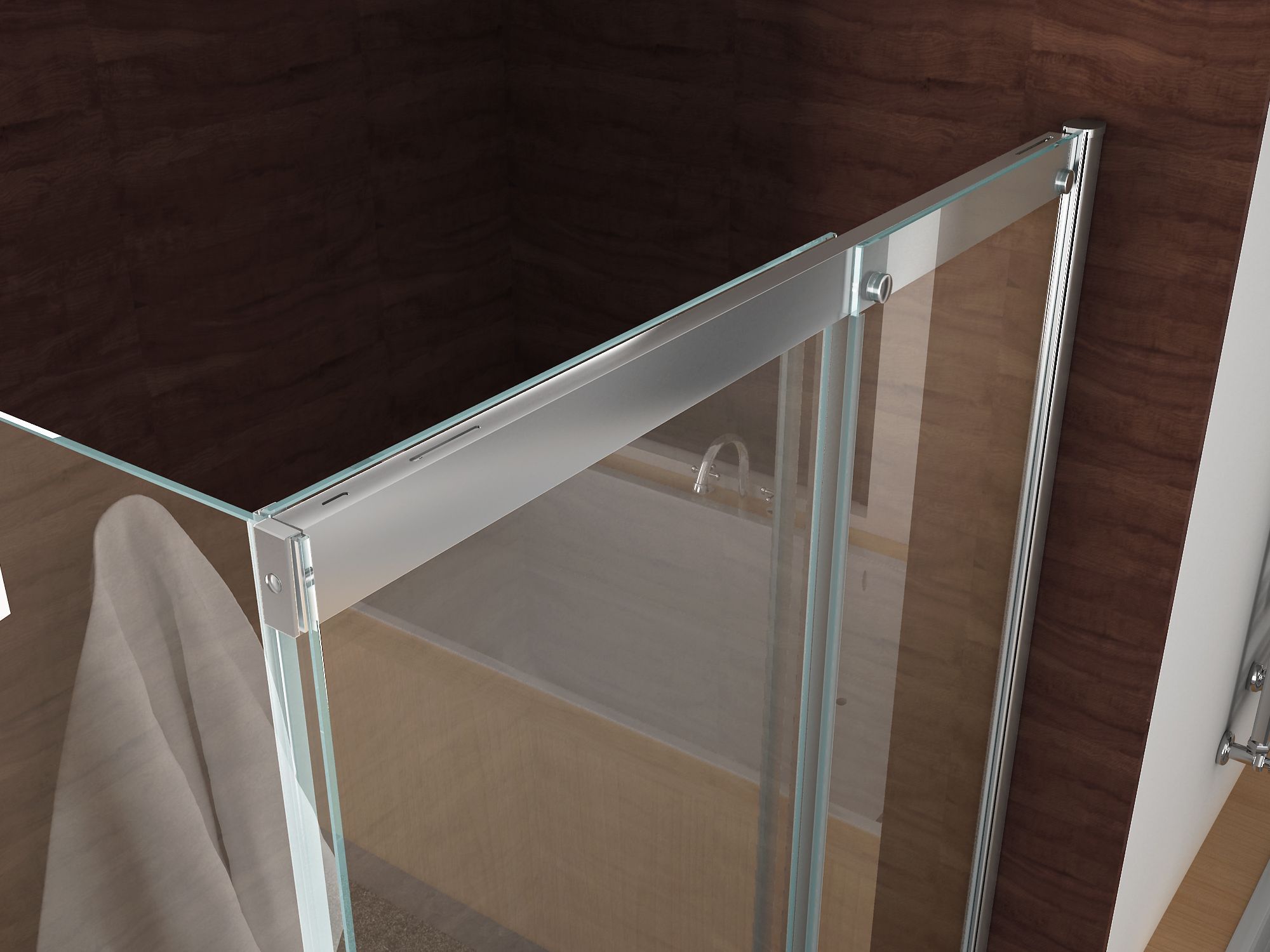 Mueller Softclose 2.0 douchecabine met schuifdeur 100x100cm Softclose