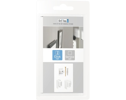 Montageset voor Click Rail wit