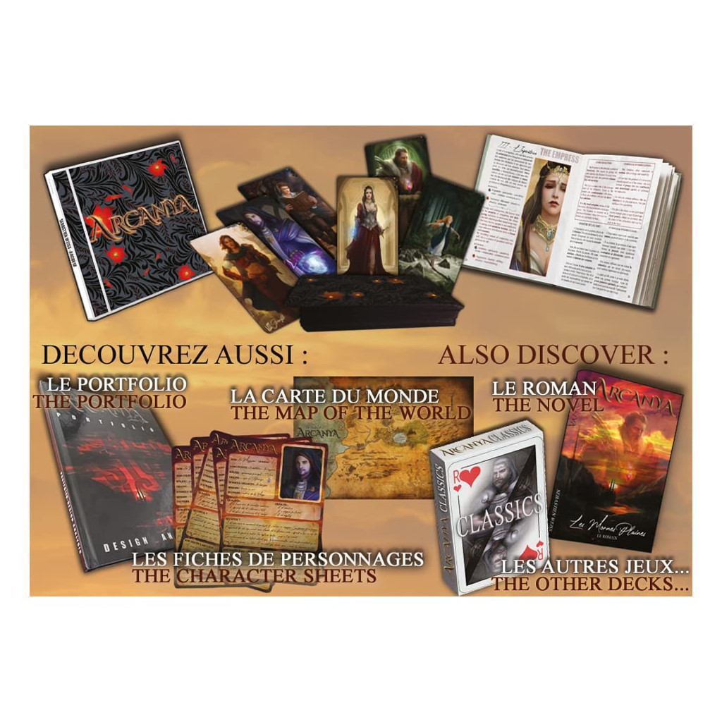 Arcanya Tarot - Les Mornes Plaines, Kickstarter Edition