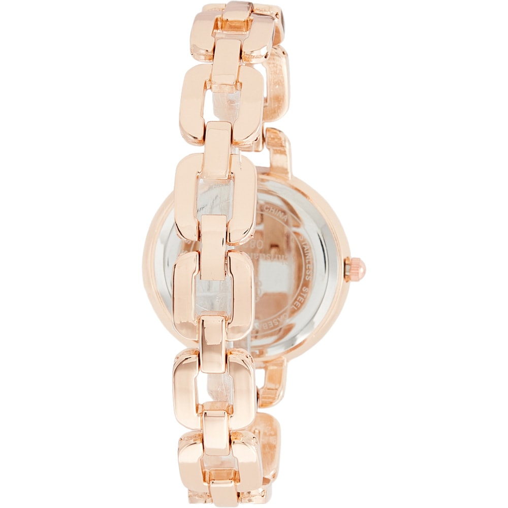 Montre à quartz - Acier - Doré rose & noir