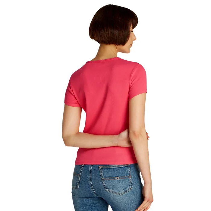 Tommy Hilfiger Essential Slim Rib-Knit Shirt Dames