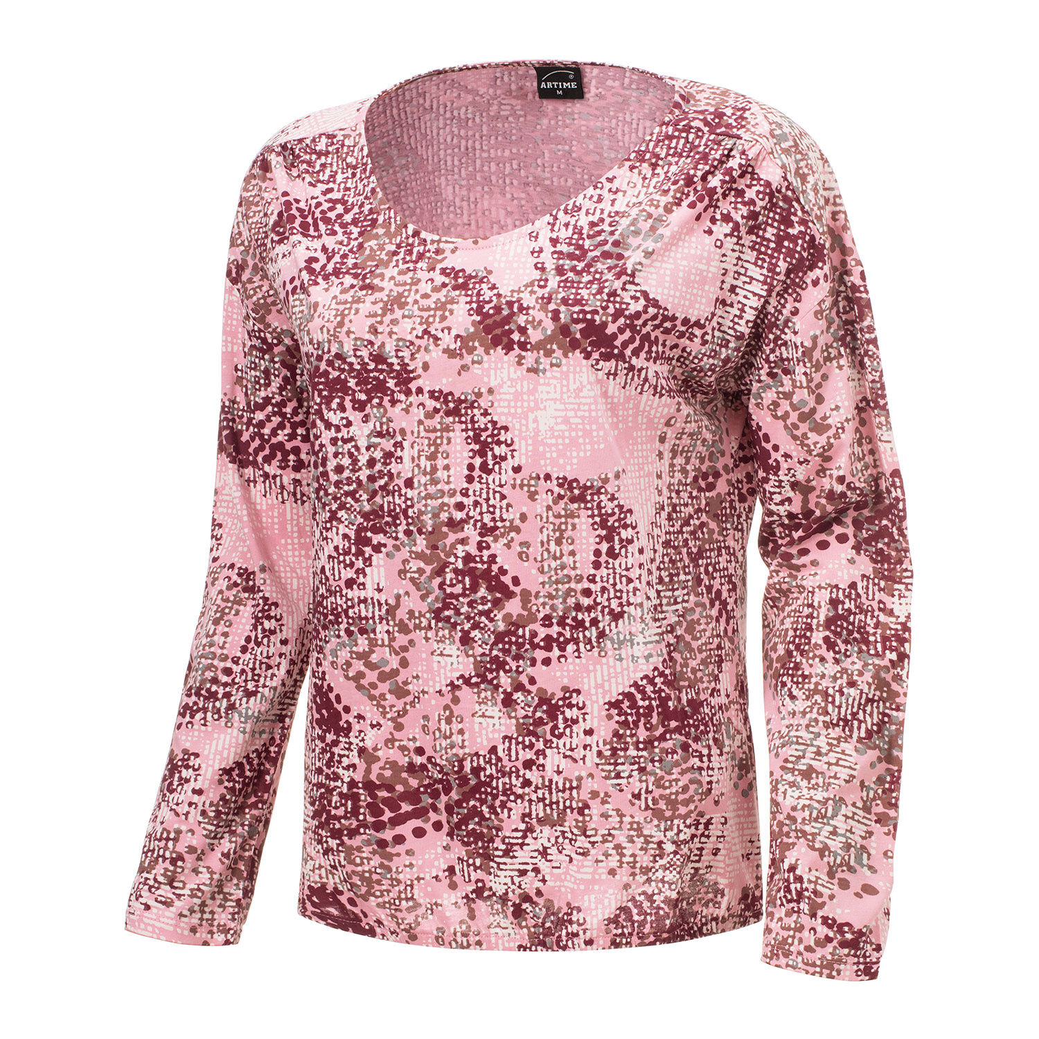 Artime Langarmshirt mit Allover-Print