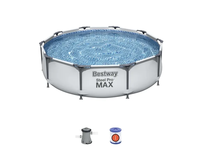 Bestway Steel Pro MAX Frame Pool 305 x 76 cm m/pumpe m.v.