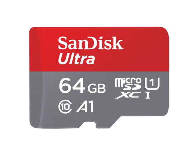 SanDisk Ultra® 64GB microSDXC™ UHS-I kort
