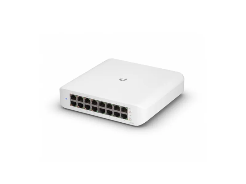 Ubiquiti UniFi Switch Lite USW-Lite-16-POE - Switch - Administreret - 16 x 10/100/1000 (8 PoE ) - desktop, væg-monterbar - PoE  (45 W)