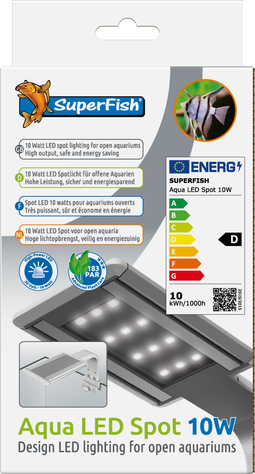 Superfish aquarium verlichting spot LED 16,9 x 1 x 6,7 cm