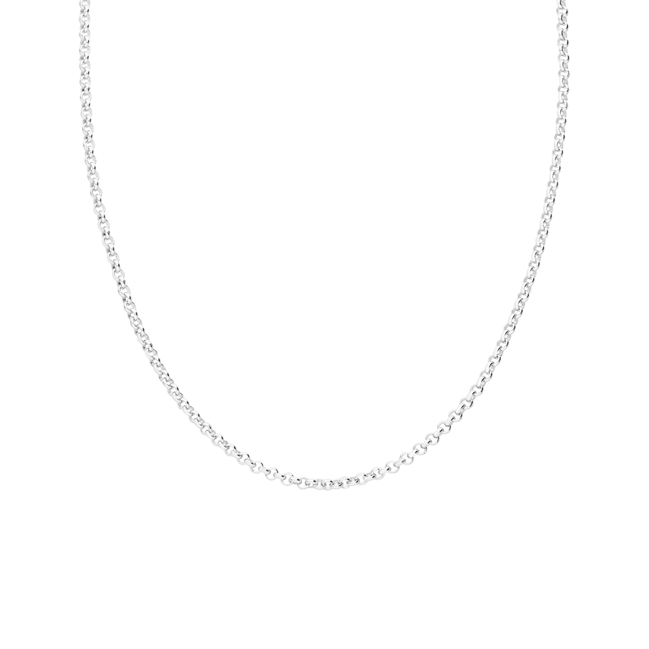 Zilveren ketting jasseron