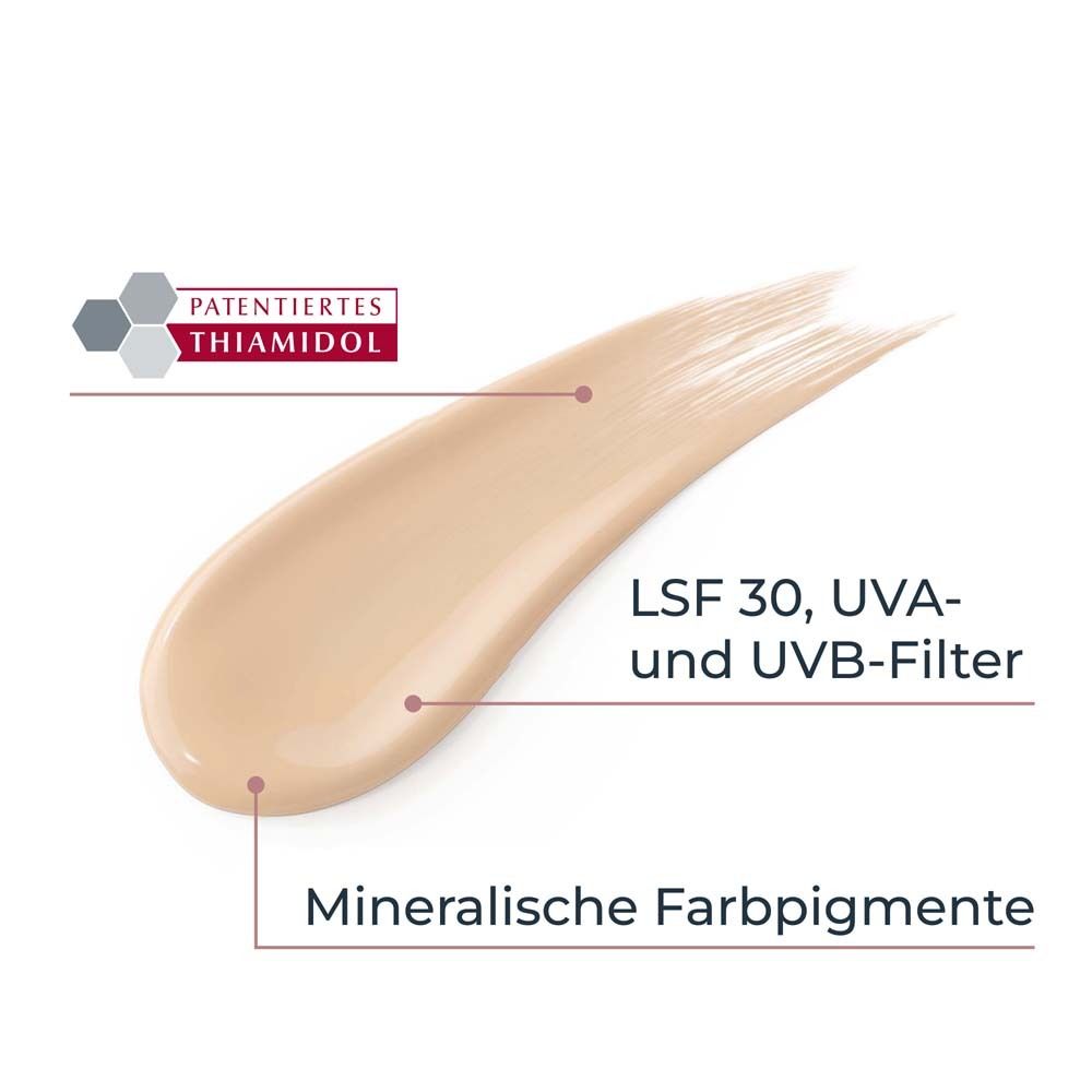 Eucerin® Anti-Pigment Tagescreme mit Thiamidol®, schnell einziehende, getönte Antipigmentcreme mit LSF 30, hell
