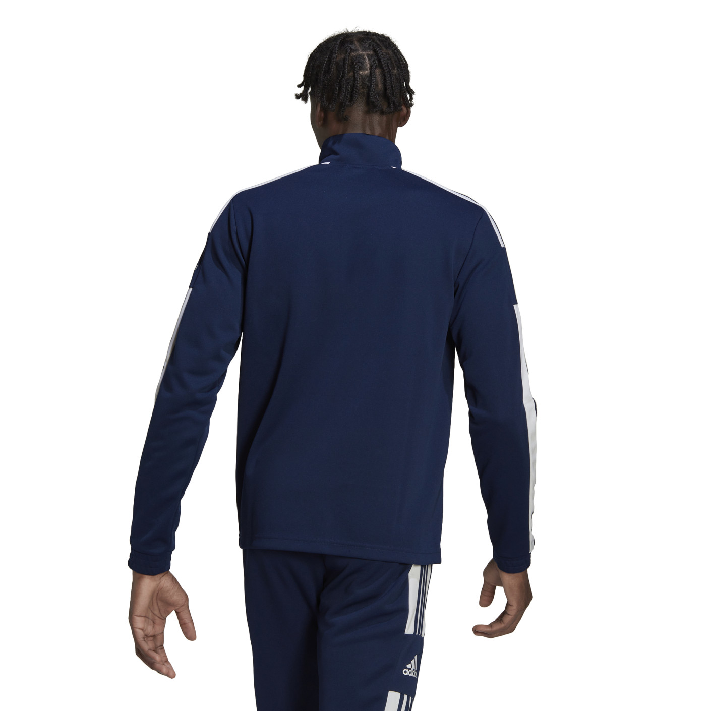 Adidas Squadra 21 Trainingstrui 1/4-Zip Donkerblauw Wit