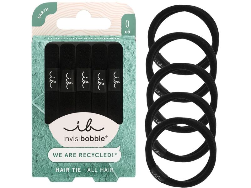 Invisibobble Haargummi Invisibobble Haarbinder Ecotie, Blac Haar-Accessoires für einzigartige Styles