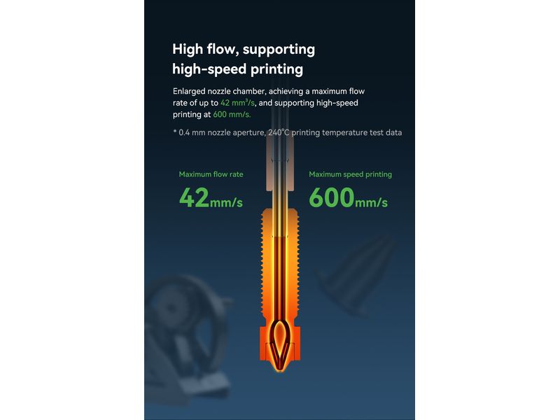 Creality Düse E3D Obxidian High-Flow-Düsensatz für fast alle Filamente