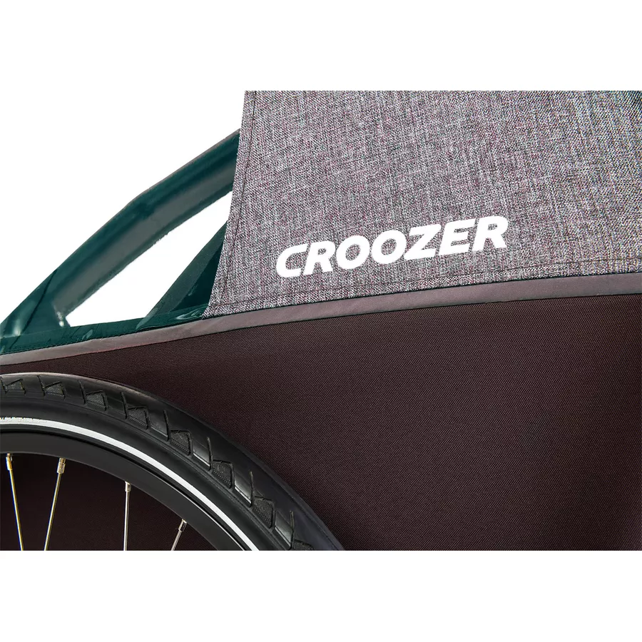 CROOZER Kinderfahrradanhänger Kid Vaaya 1 Blossom Red