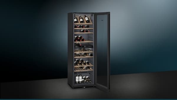 Siemens Vinopbevaring KW36KATGA (sort)