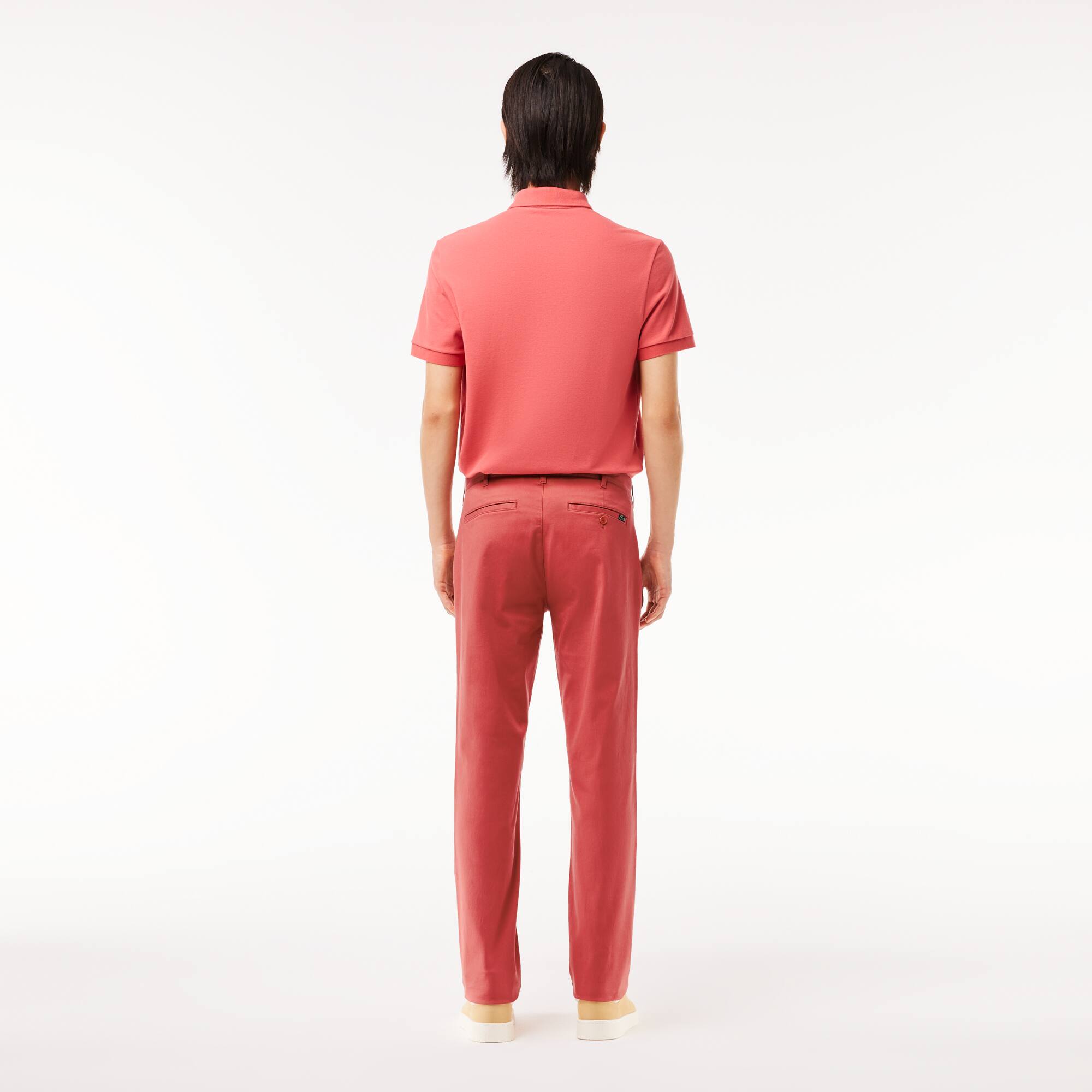 Slim Fit Chinohose mit Baumwolle und Stretch Hosen & Shorts - Rot - Lacoste - Herren