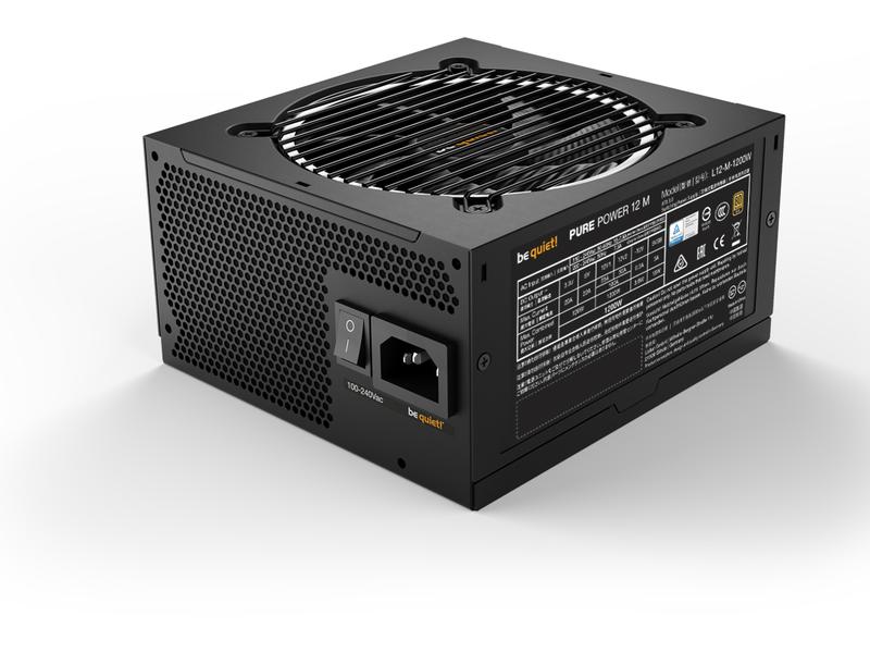 be quiet! Netzteil Pure Power 12 M 1200 W Leises ATX-Netzteil mit 1200 W Leistung und 80 Plus Gold Zertifizierung
