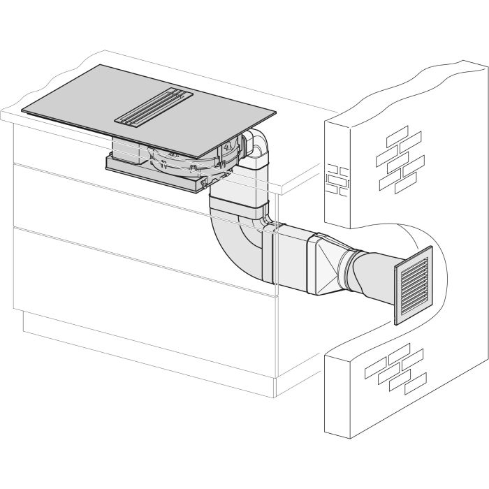Miele DFKS Flachkanal-Set