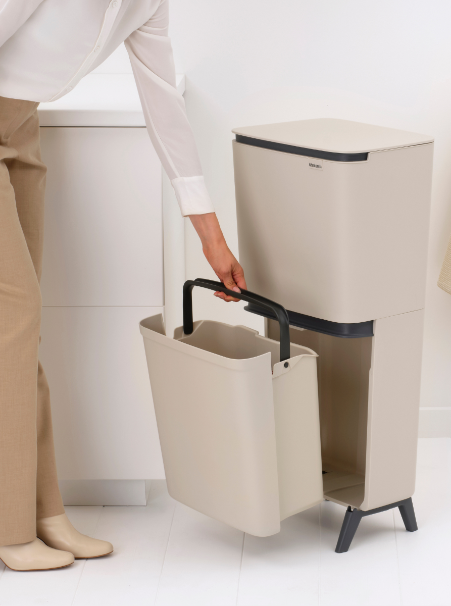 SortUp Recycle Prullenbak Hi, 20 25 liter - Soft Beige