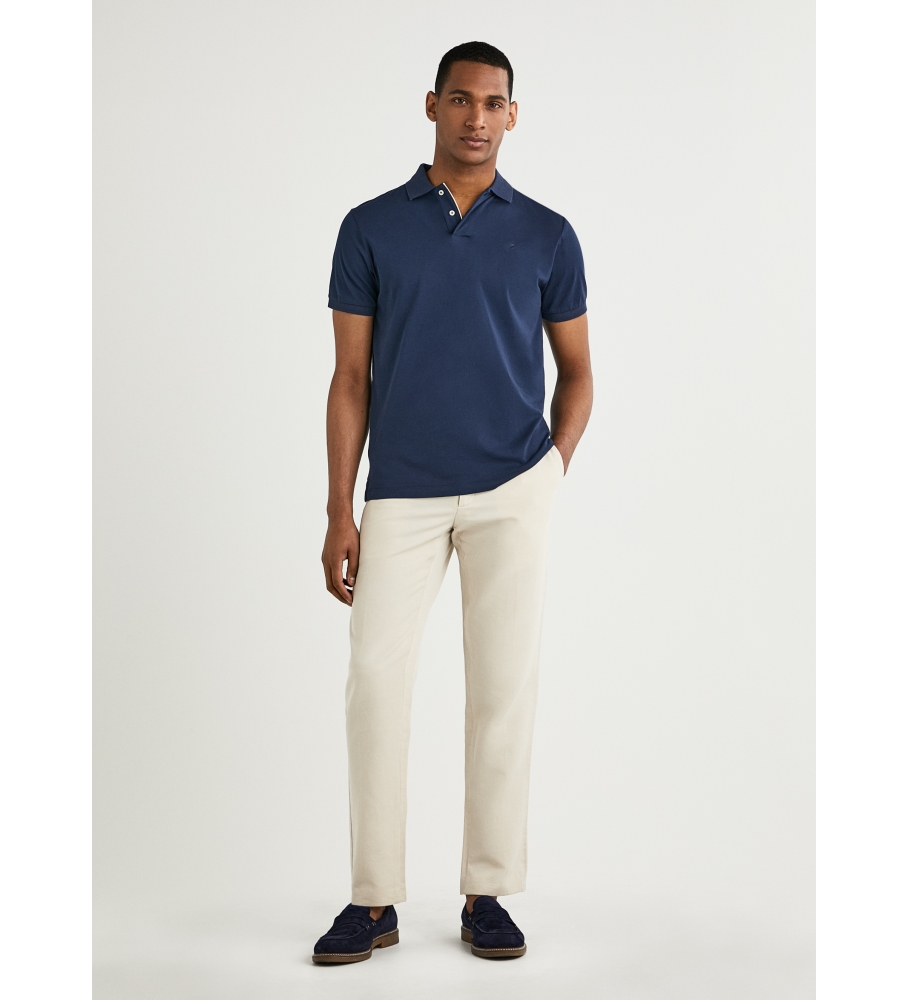 Hackett Polo Pima marinho
