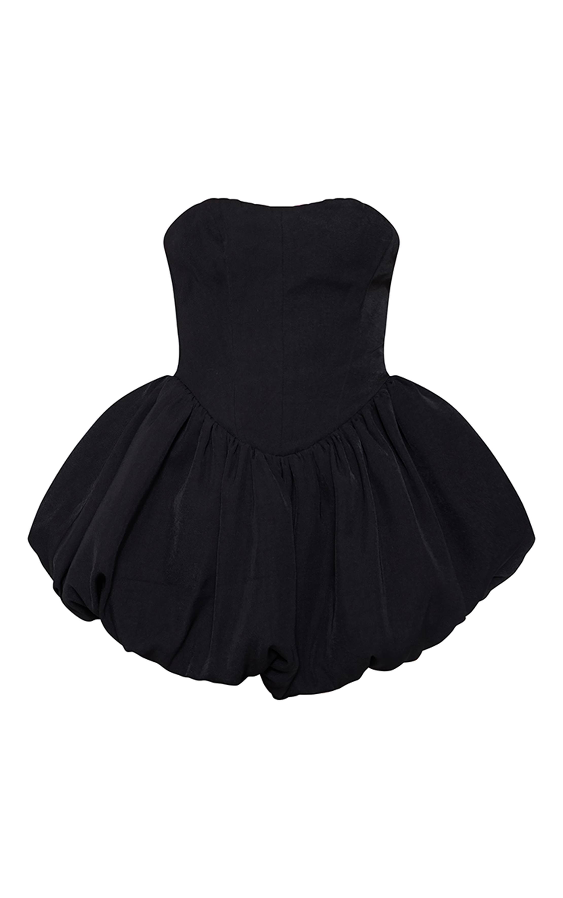 Noir Robe Ballon Bustier Premium