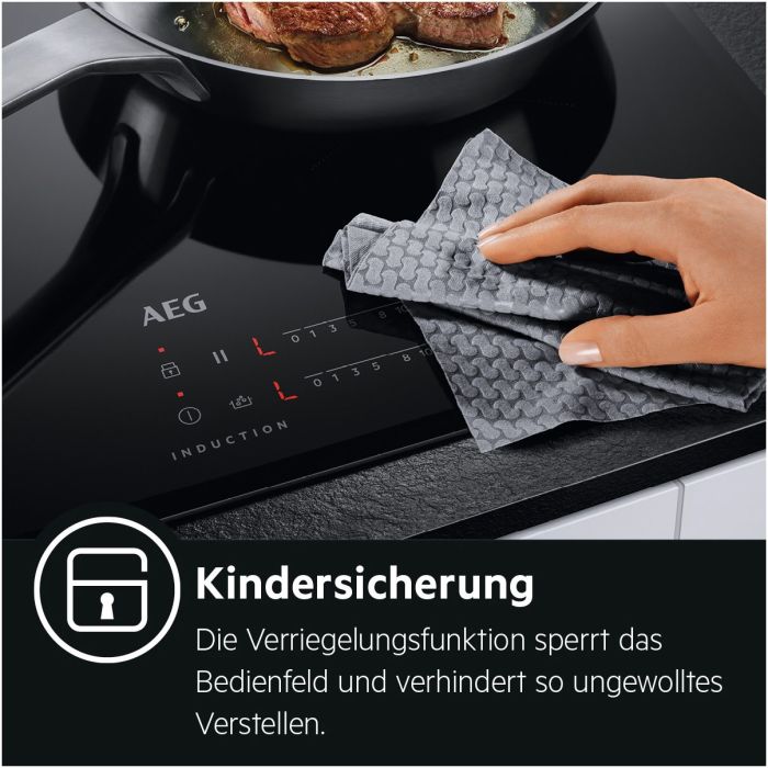 AEG Autarkes Induktions-Kochfeld Serie 3000 IKS8443BXB