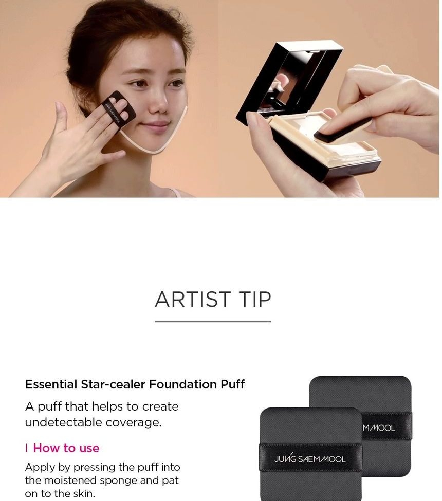 JUNG SAEM MOOL - Essential Star-Cealer Foundation - 6 kleuren