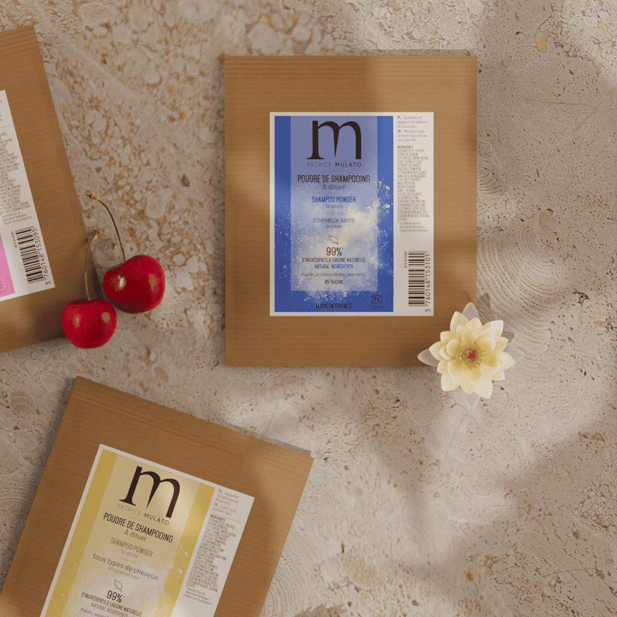 Poudre de Shampoing Nutritif Cheveux Secs Mulato