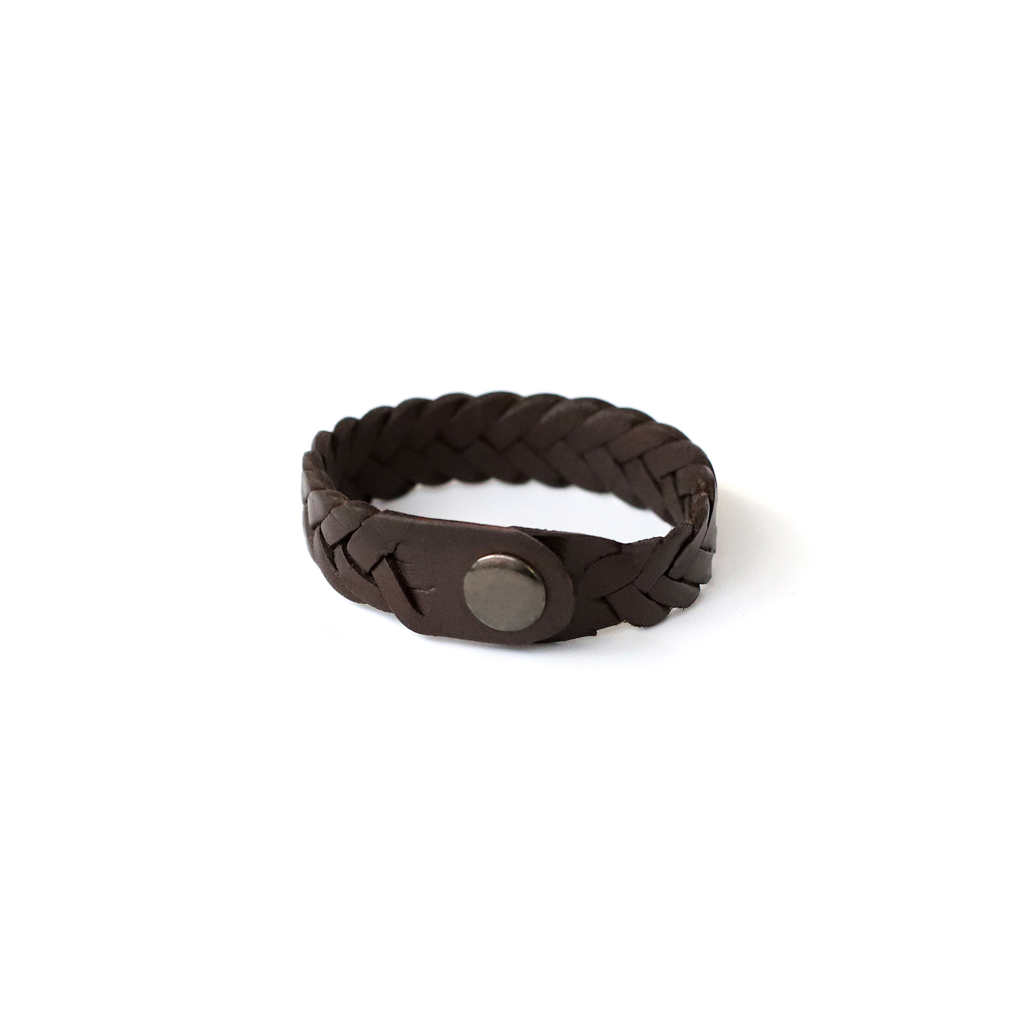 Armband 'Mace', dunkelbraun, L 20 - 22 cm, B ca. 2 cm günstig bestellen