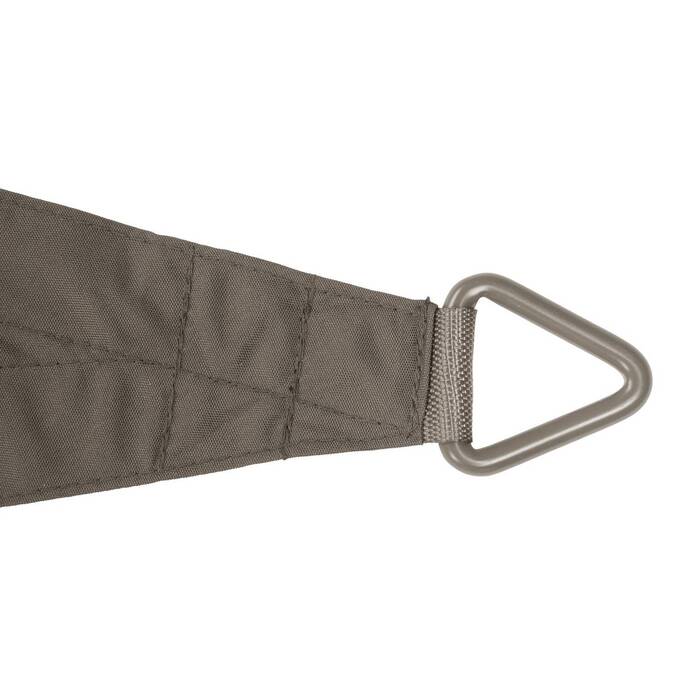 Voile d'ombrage triangulaire ELYORA Gris Ardoise