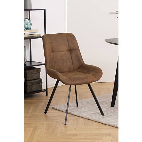 Waylor spisebordsstol - brun