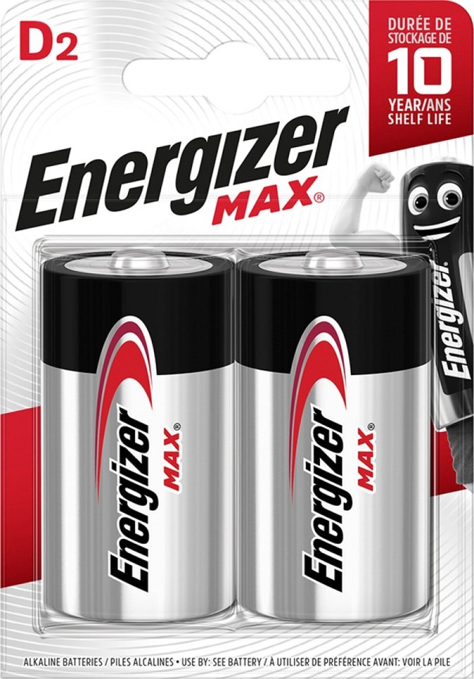 Energizer - MAXD/LR20 2-Pack