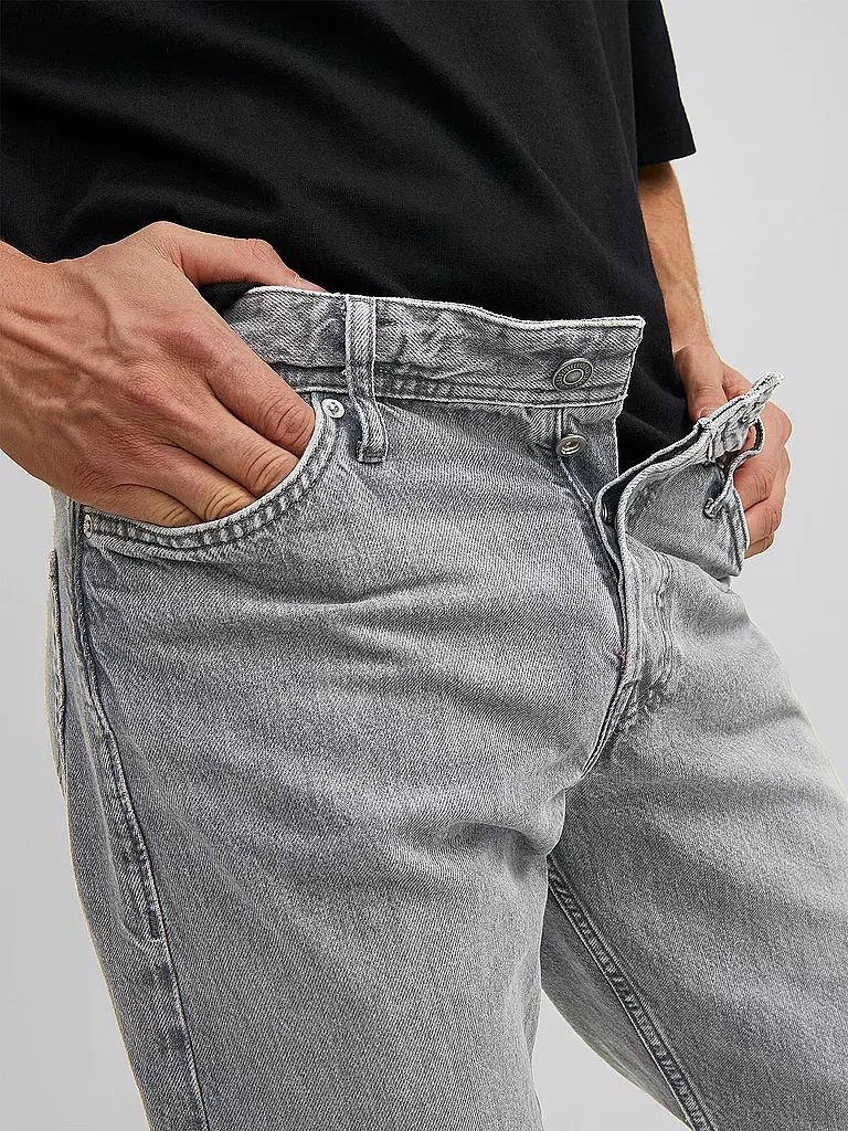JACK & JONES Jeans Relaxed Fit JJICHRIS JJORIGINAL grau