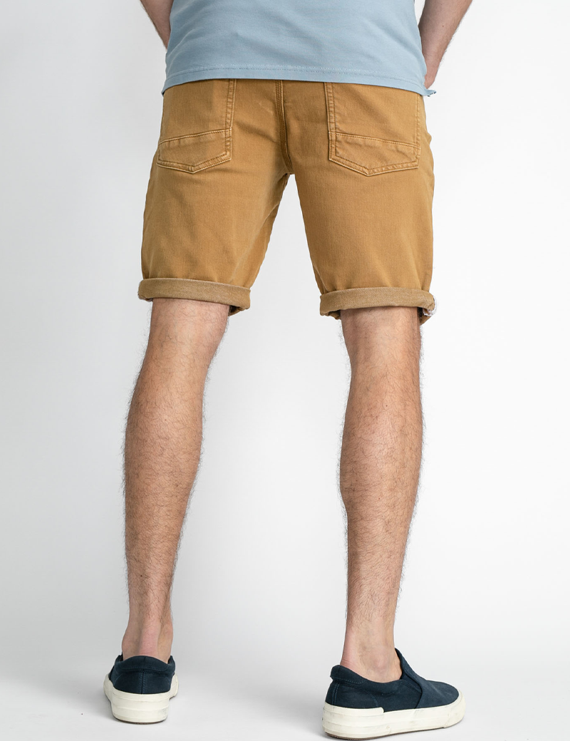 PETROL IND SHORT JOGG JEAN MARRON VINTAGE HOMME