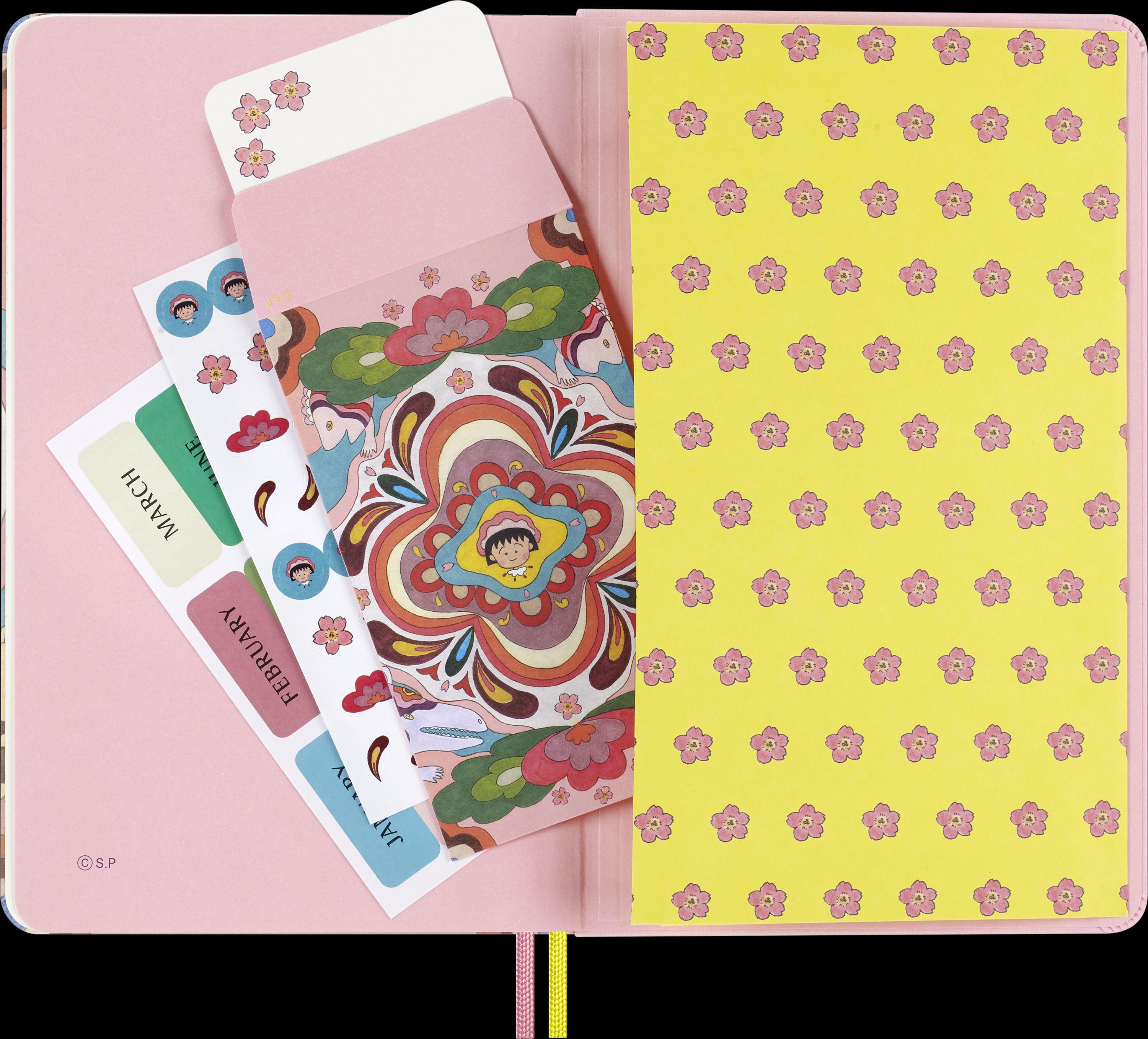 Moleskine Sakura undatierter Wochen Notizkalender, L/A5