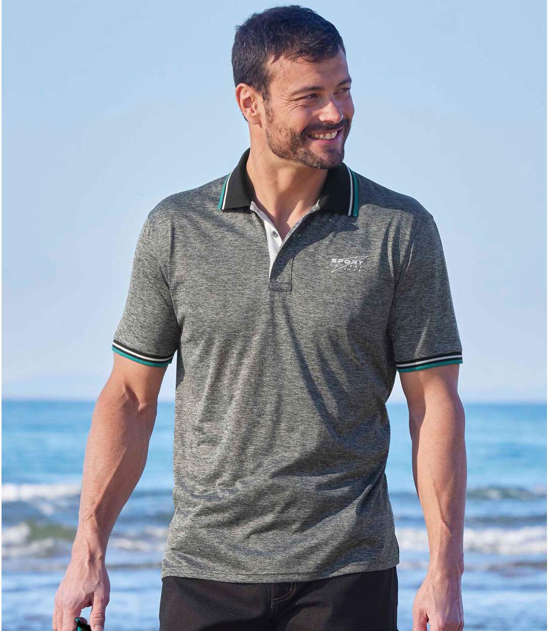 Lot de 2 Polos Flammés Sport Outdoor