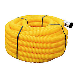 Gaine pour réseaux enterrés jaune Ø 40 mm x 15 m