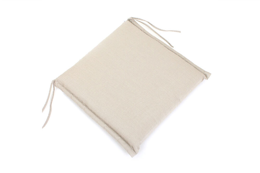 Outdoor Kissen ROG 46x48cm beige Sitzkissen Polster-Auflage für Gartenstuhl